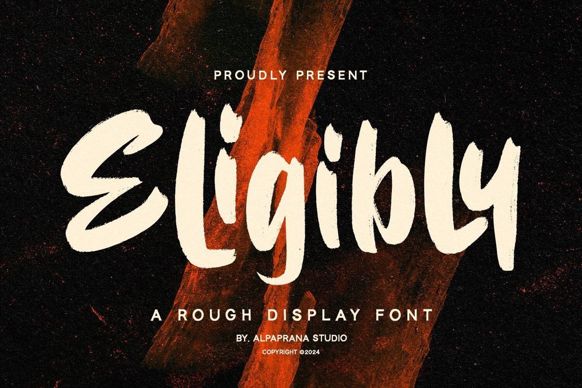 Пример шрифта Eligibly Regular