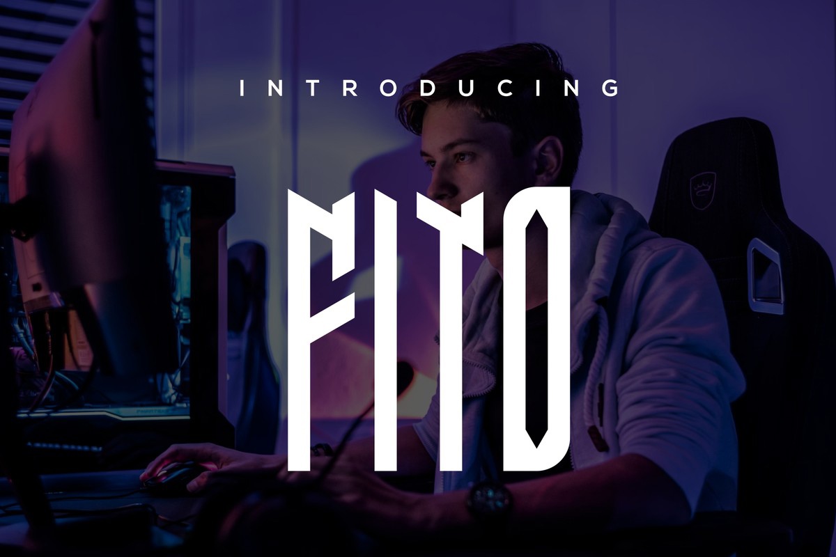 Пример шрифта Fito Regular