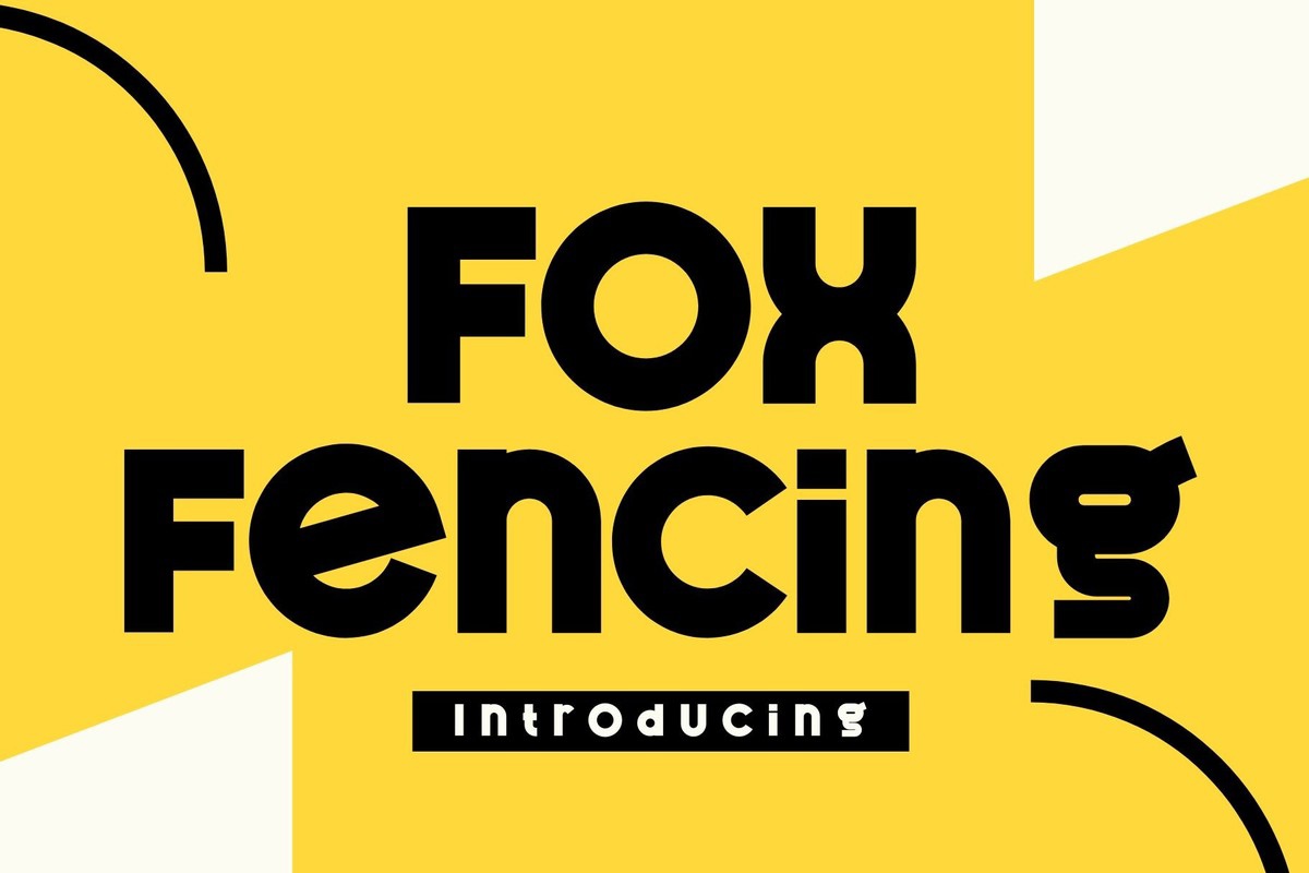 Пример шрифта Fox Fencing Regular