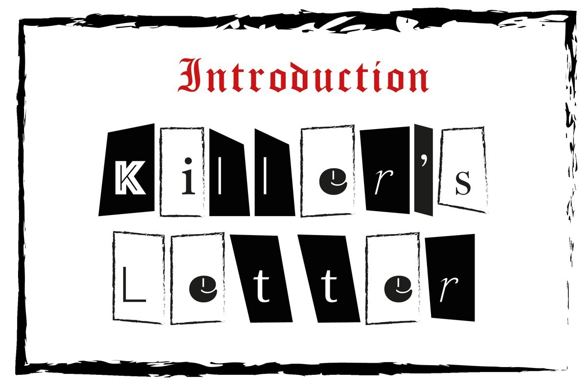 Пример шрифта Killer's Letter Regular