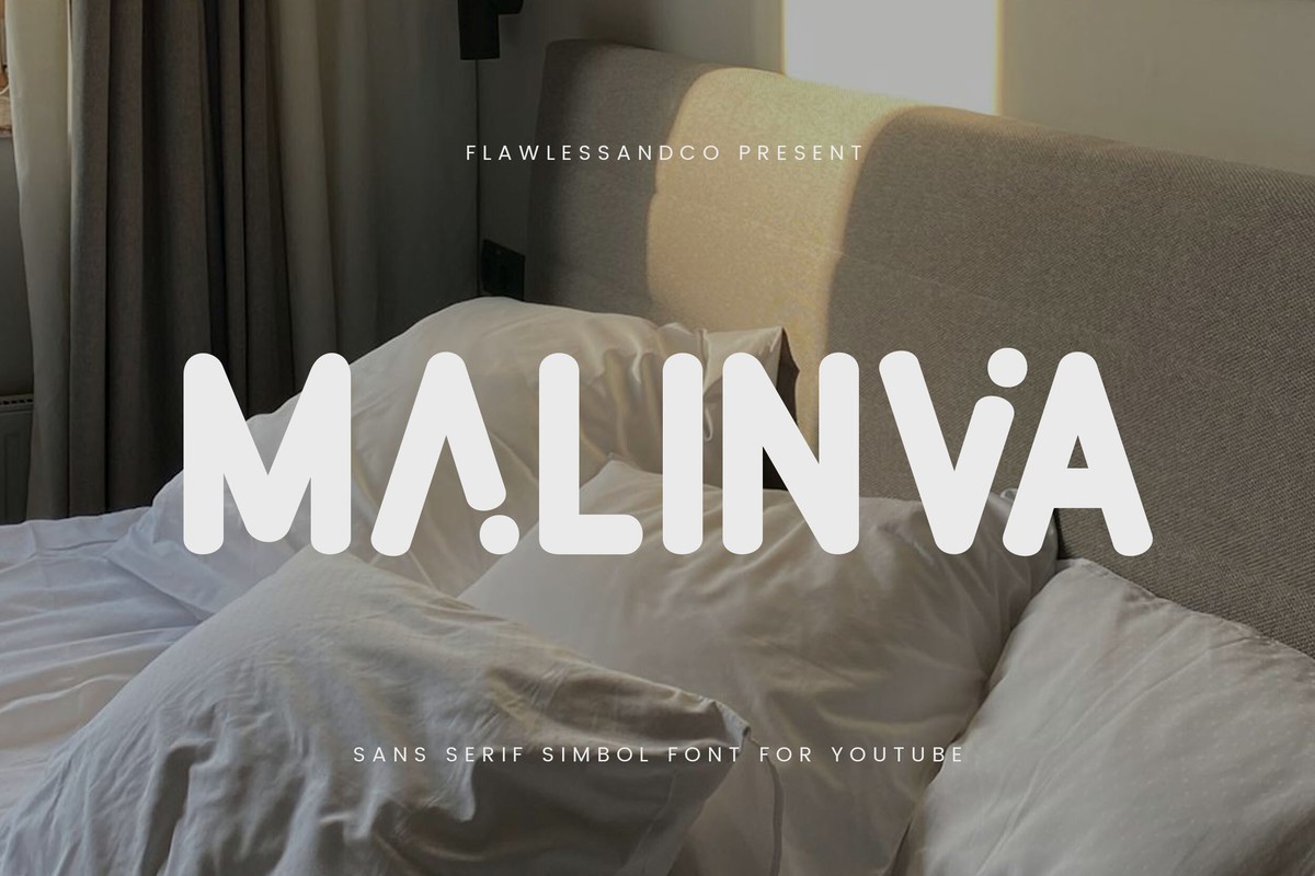 Пример шрифта Malinva Regular