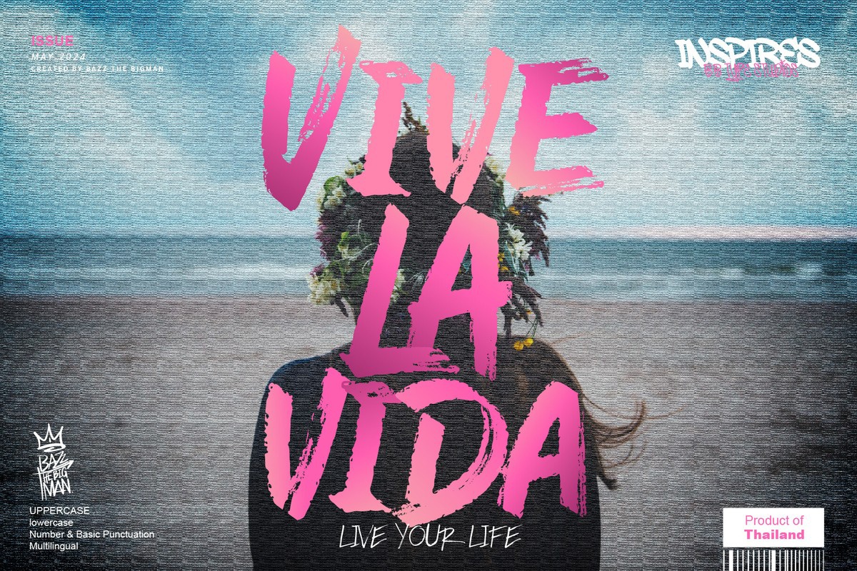 Пример шрифта ViveLaVida Regular