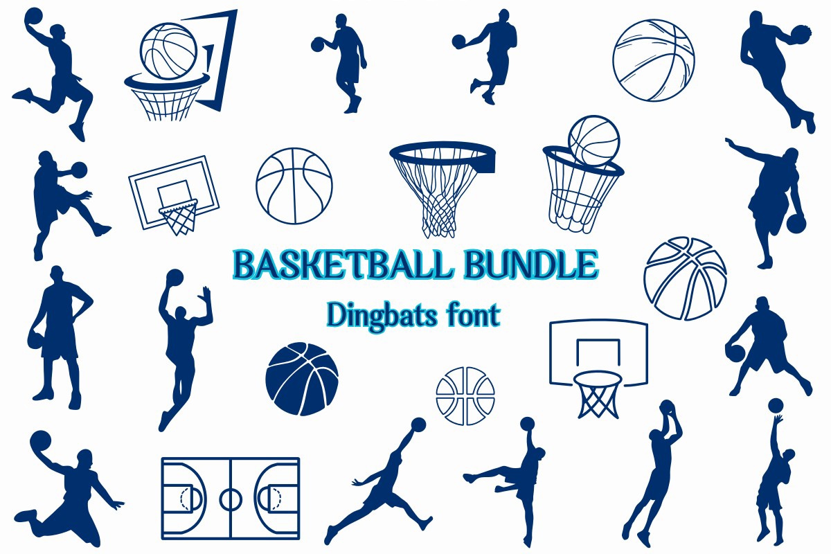 Пример шрифта Basketball Bundle Regular