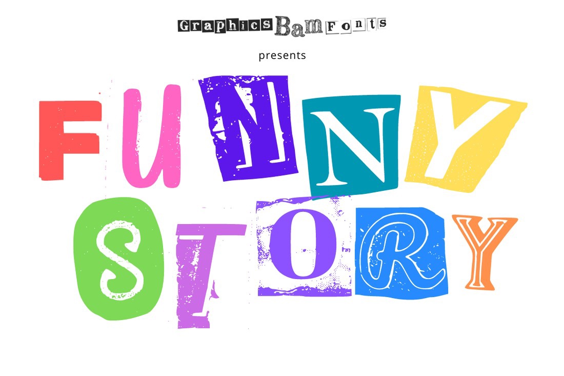 Пример шрифта Funny Story Regular