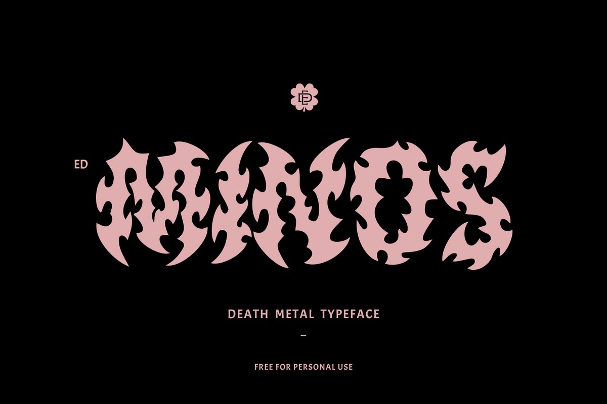 Пример шрифта ED Minos Regular