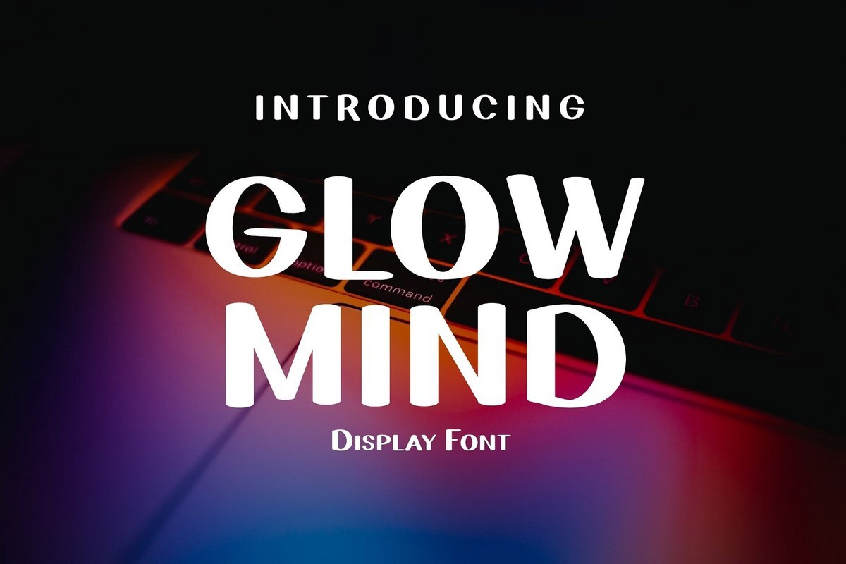 Пример шрифта Glow Mind Regular