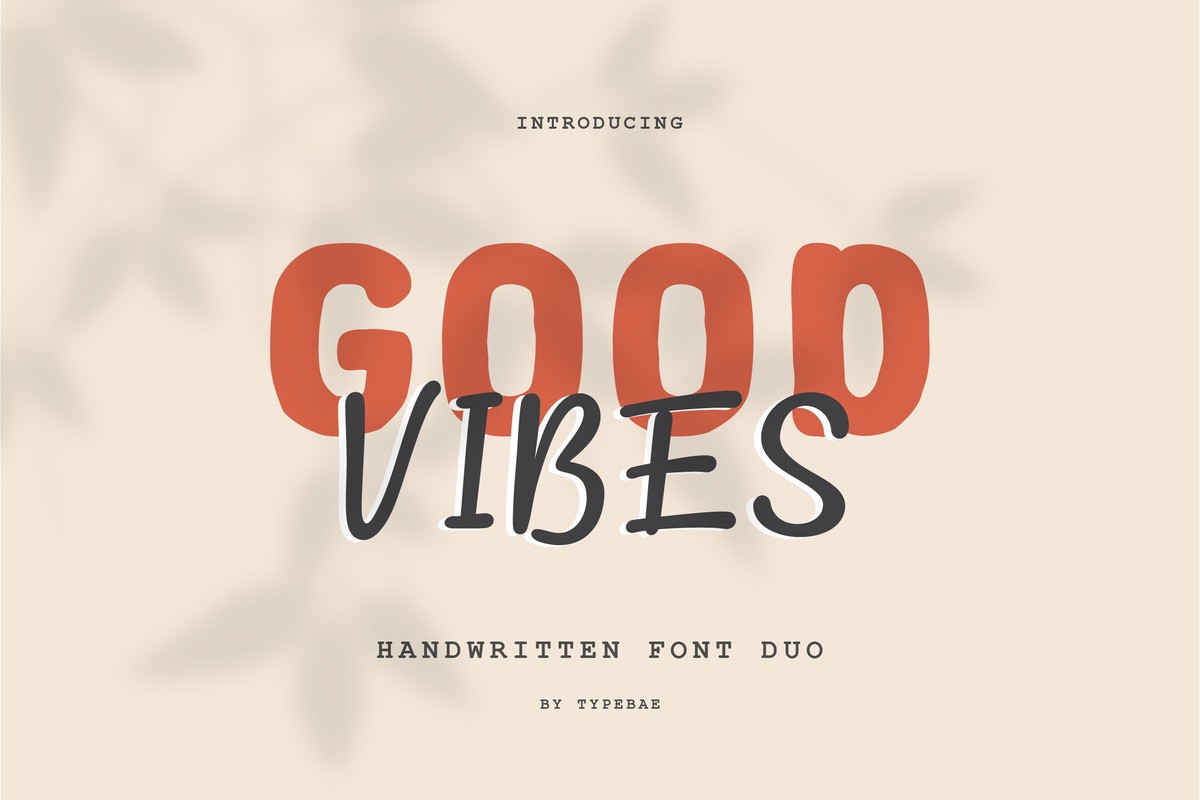 Пример шрифта Good Vibes Duo Regular
