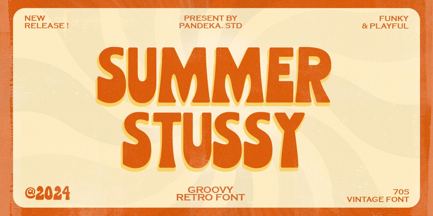 Пример шрифта Summer Stussy Regular