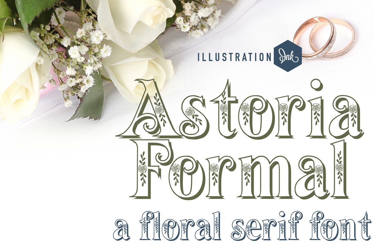 Пример шрифта LD Astoria Formal Regular