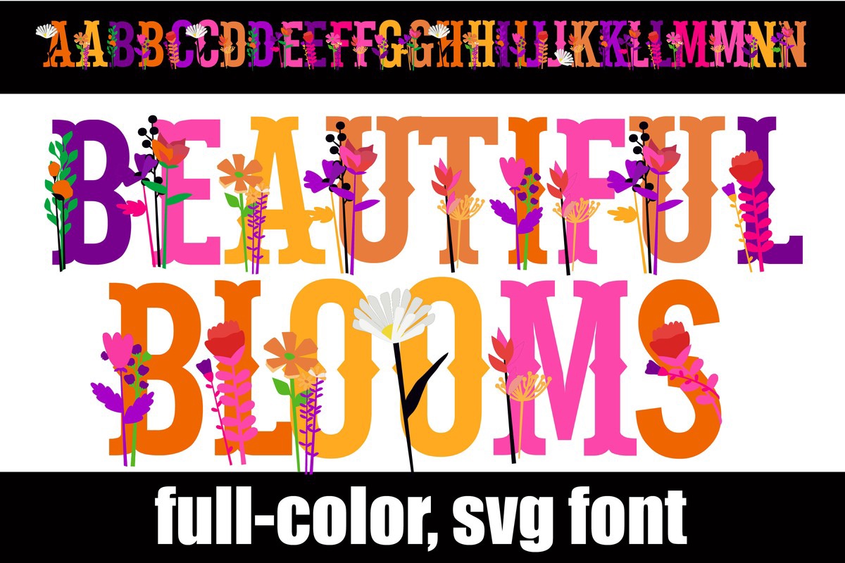Пример шрифта Beautiful Blooms CF Regular