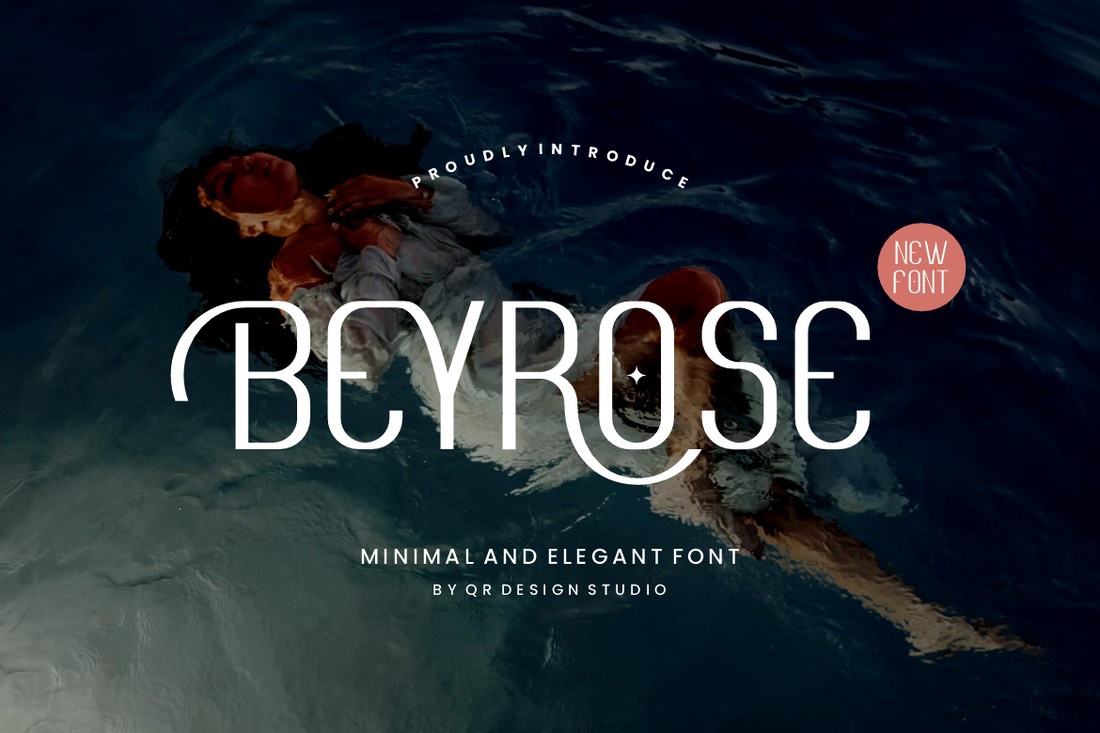 Пример шрифта Beyrose Regular