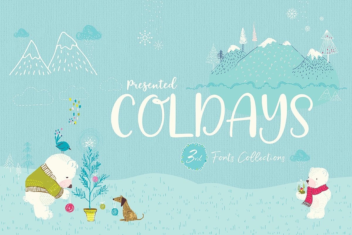 Пример шрифта Coldays Memories Medium