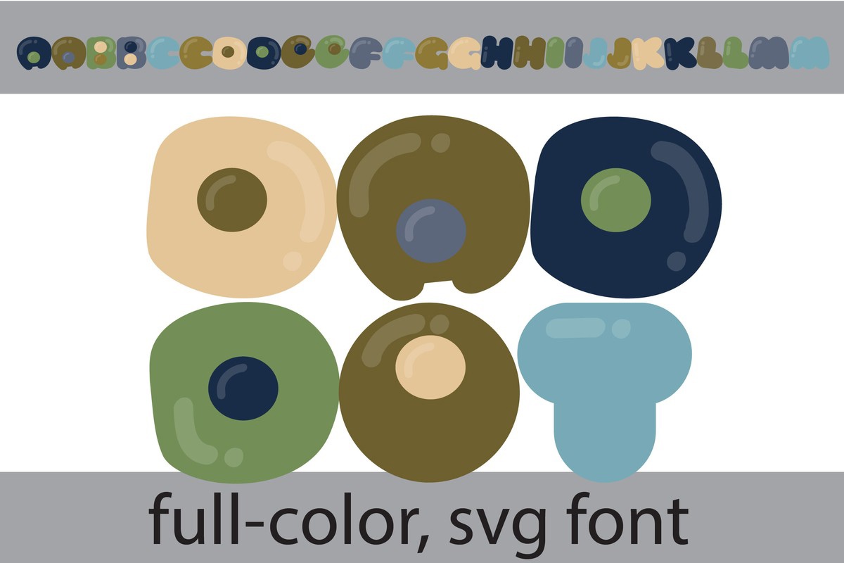 Пример шрифта Dad Dot CF Regular