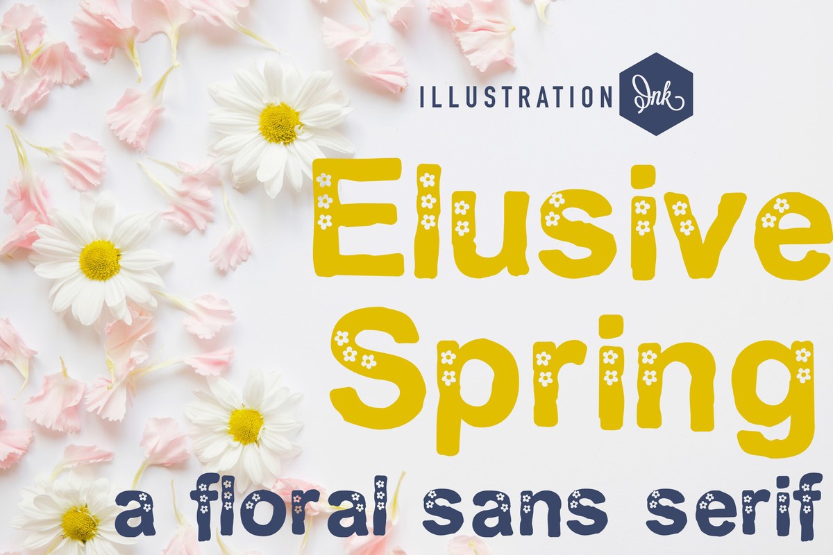Пример шрифта PN Elusive Spring Regular