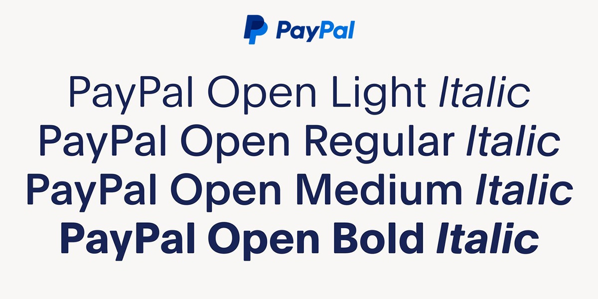 Пример шрифта PayPal Open Medium Italic