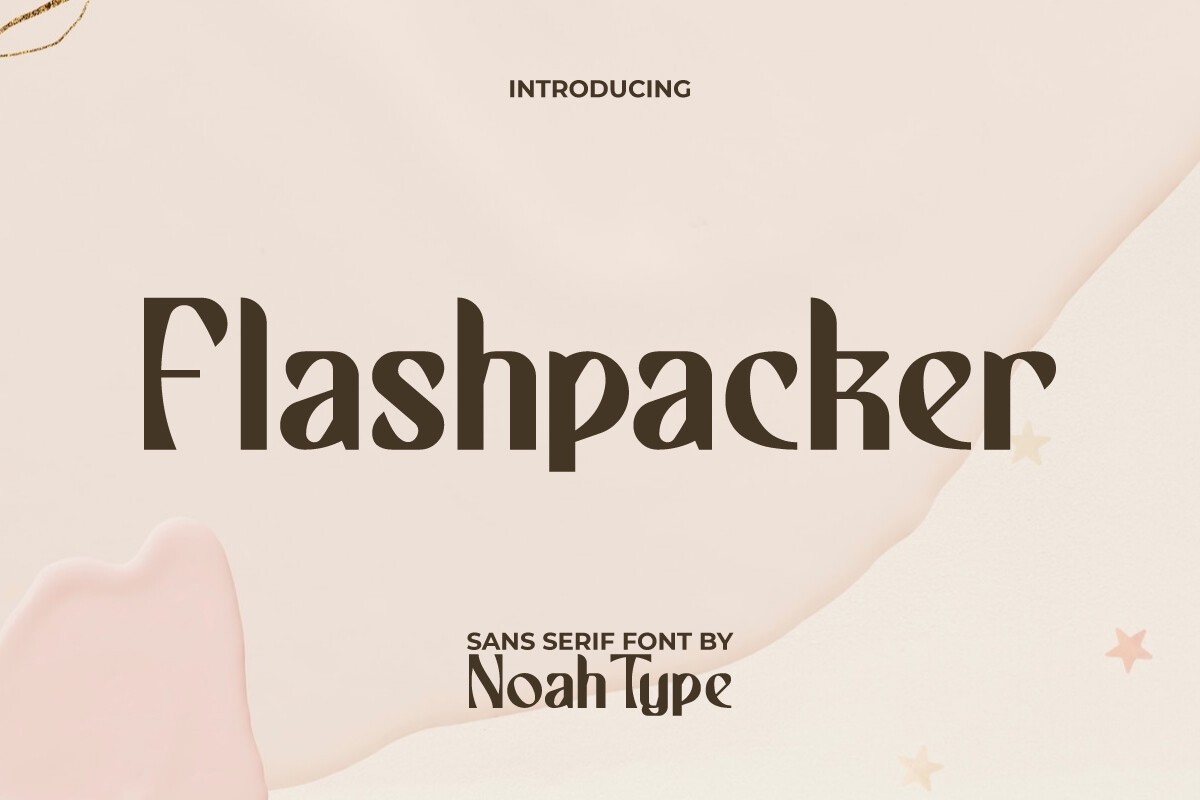 Пример шрифта Flashpacker Regular