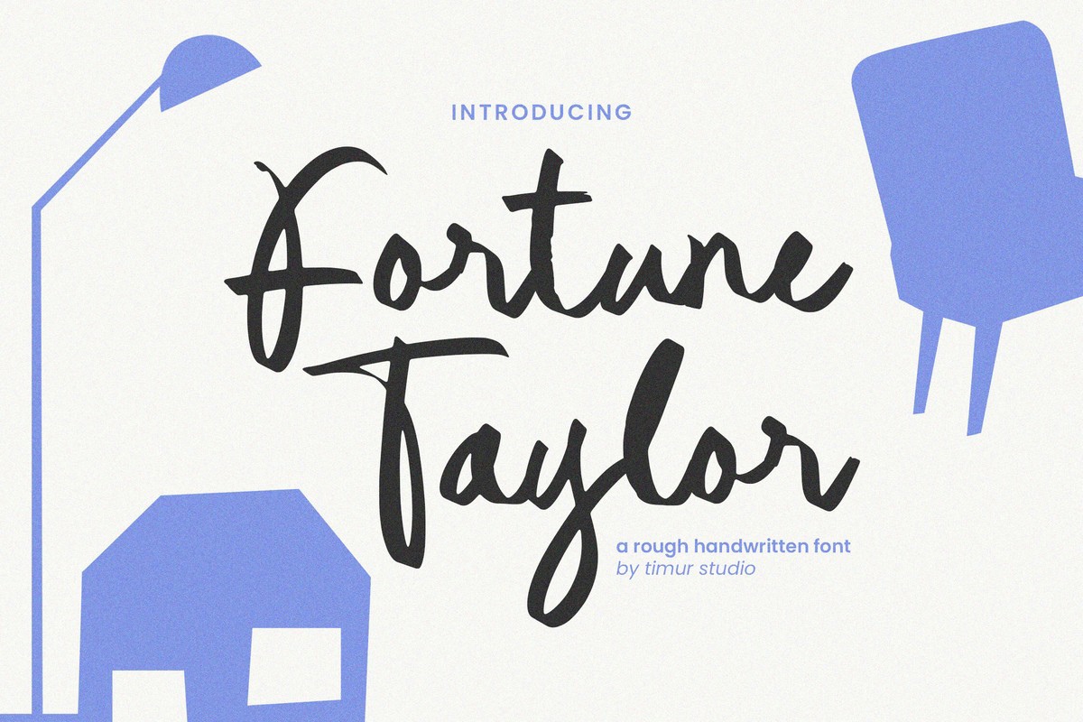 Пример шрифта Fortune Taylor Regular