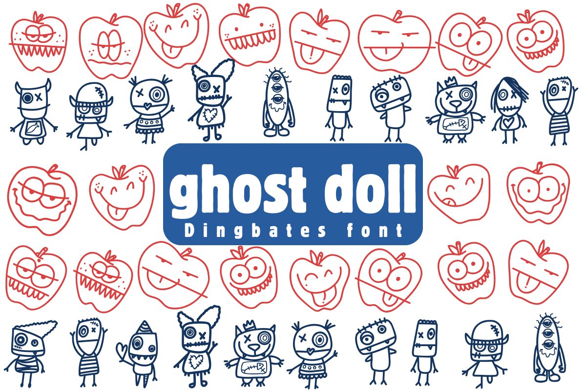 Пример шрифта Ghost Doll Regular