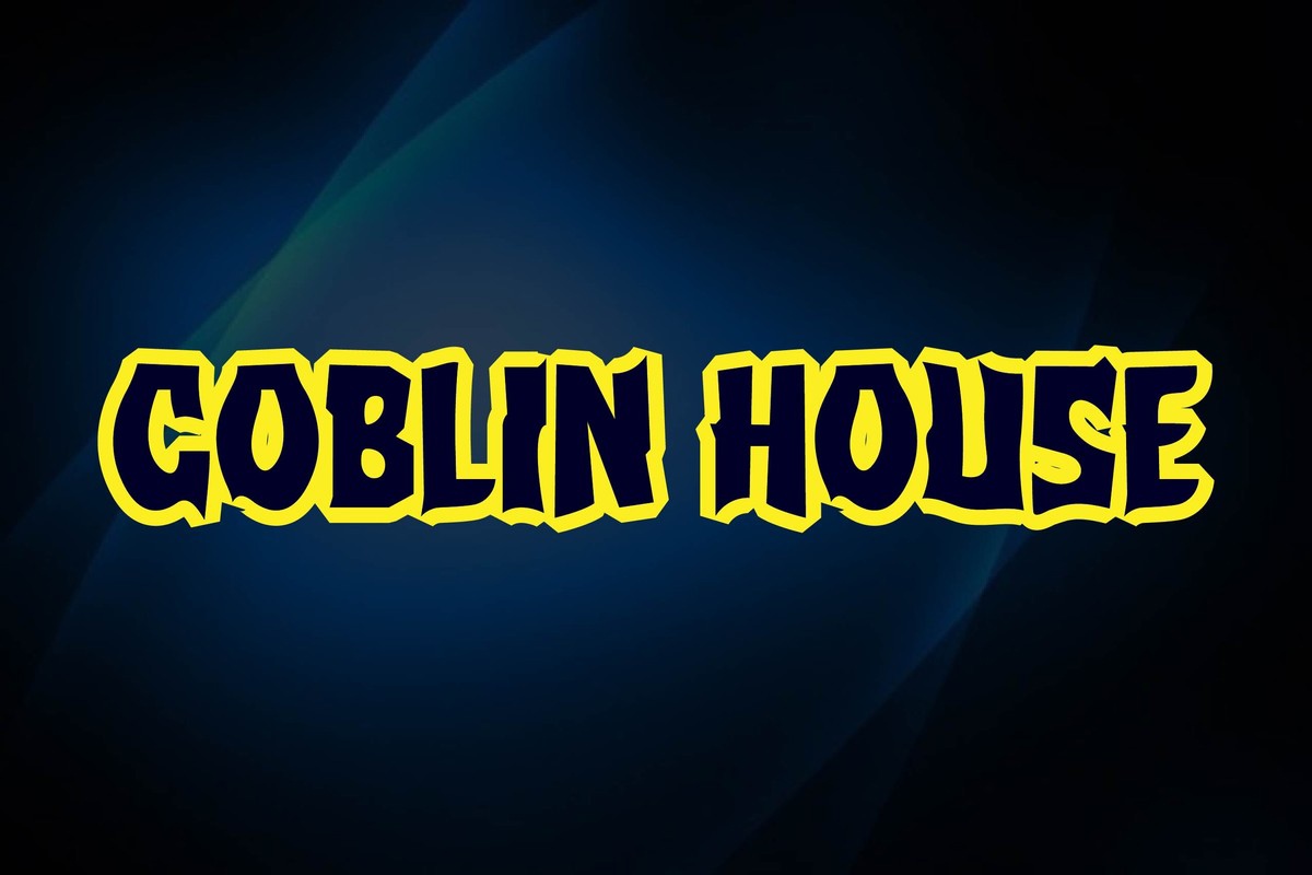 Пример шрифта Goblin House Regular