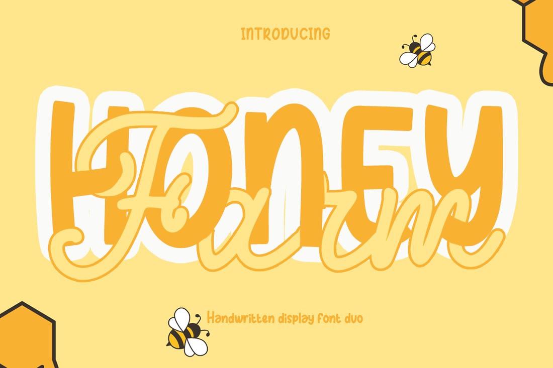 Пример шрифта Honey Farm Regular