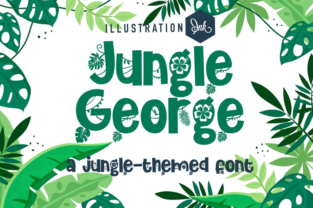 Пример шрифта ZP Jungle George Regular