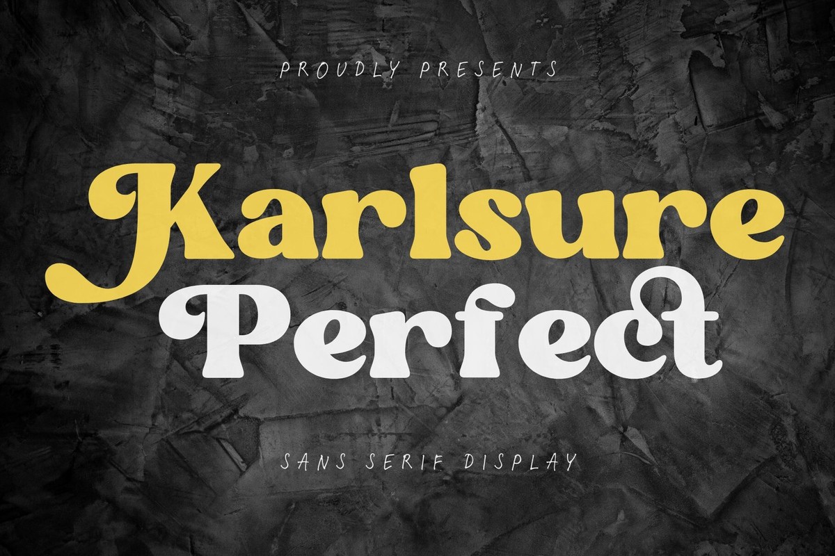 Пример шрифта Karlsure Perfect Regular