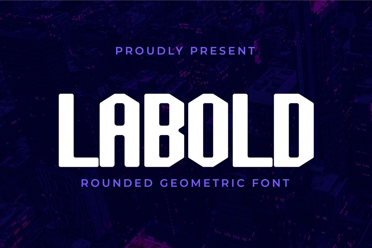 Пример шрифта Labold Bold