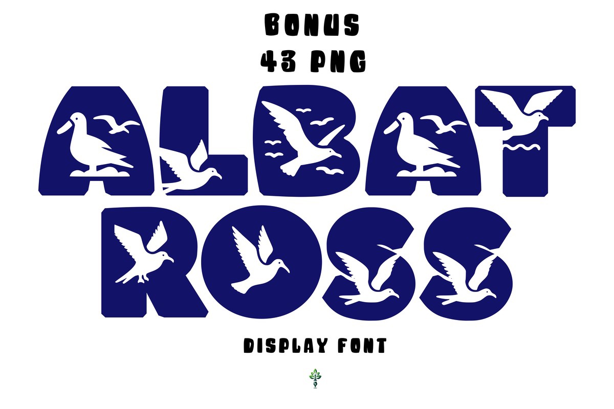 Пример шрифта Albatross Regular