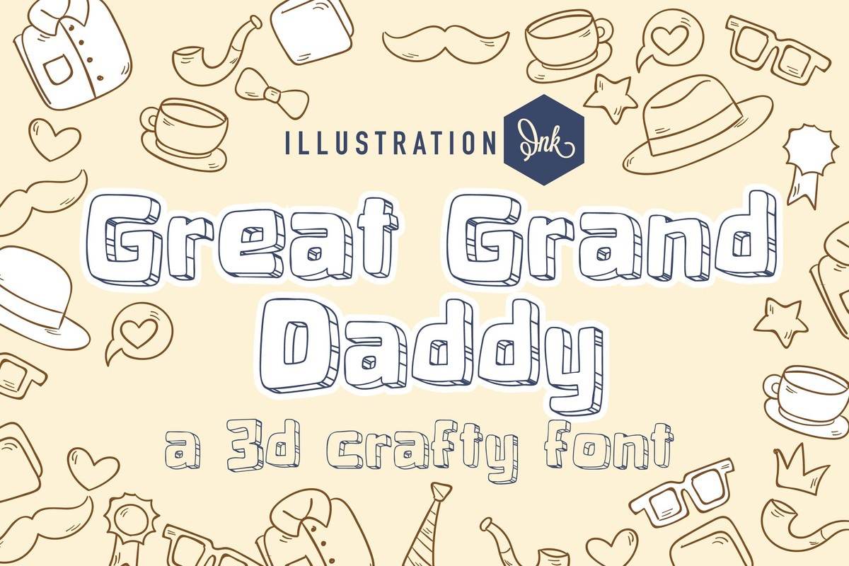 Пример шрифта PN Great Grand Daddy Regular