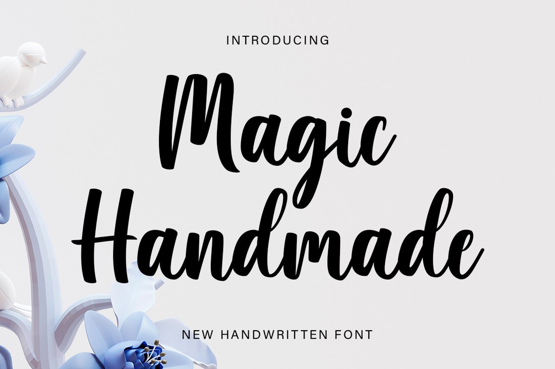 Пример шрифта Magic Handmade Regular