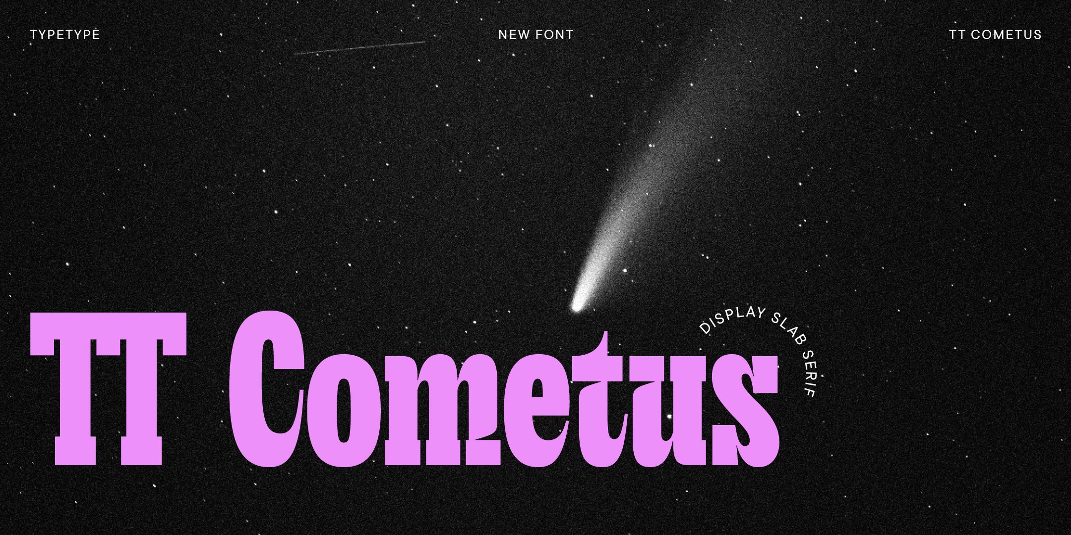 Пример шрифта TT Cometus TRIAL Bd
