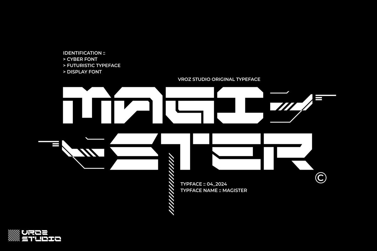 Пример шрифта Magister Regular