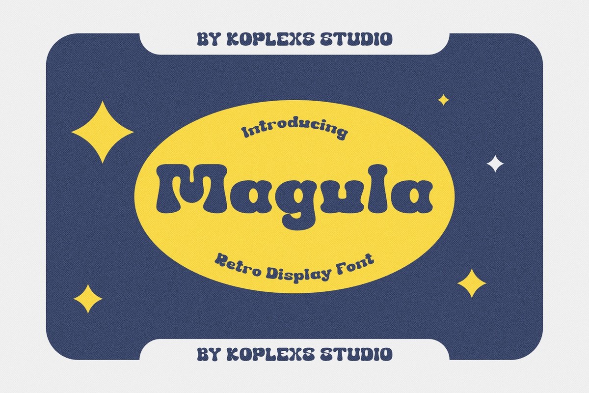 Пример шрифта Magula Regular