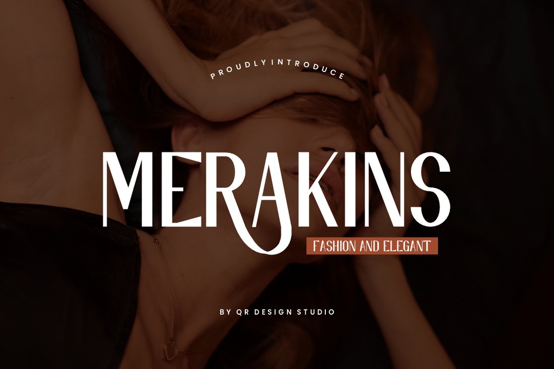 Пример шрифта Merakins Regular