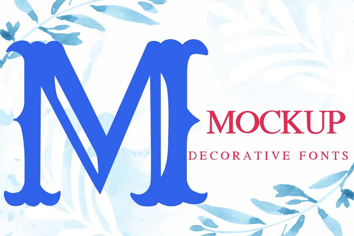 Пример шрифта Mockup Regular