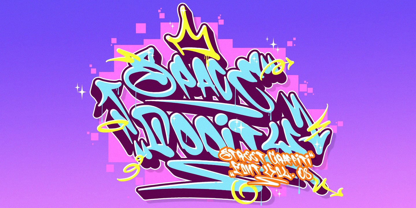 Пример шрифта Space Oddity Regular