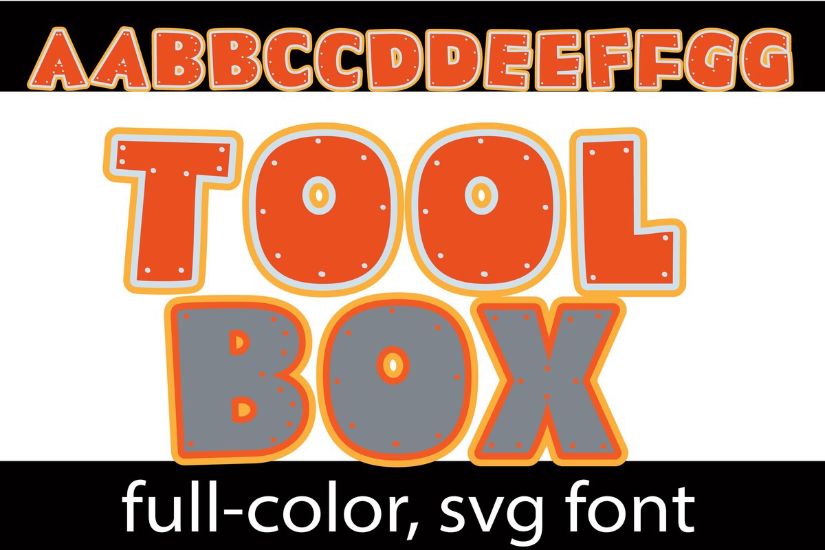 Пример шрифта Toolbox CF Regular