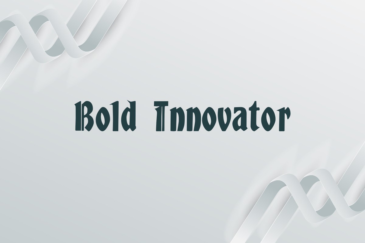 Пример шрифта Bold Innovator Regular