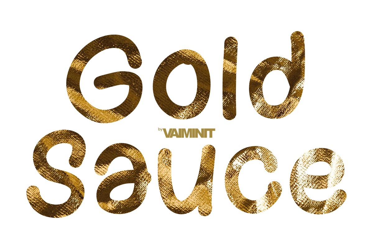 Пример шрифта Gold Sauce Regular