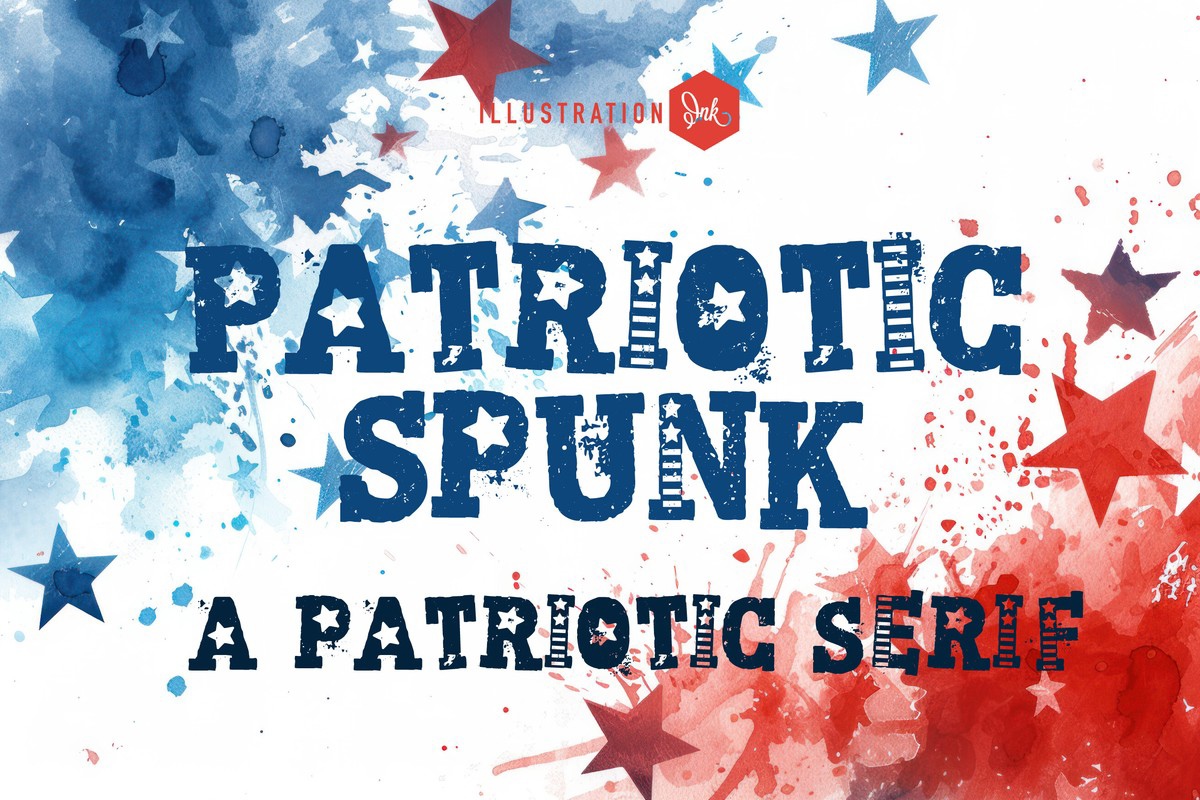 Пример шрифта PN Patriotic Spunk Regular