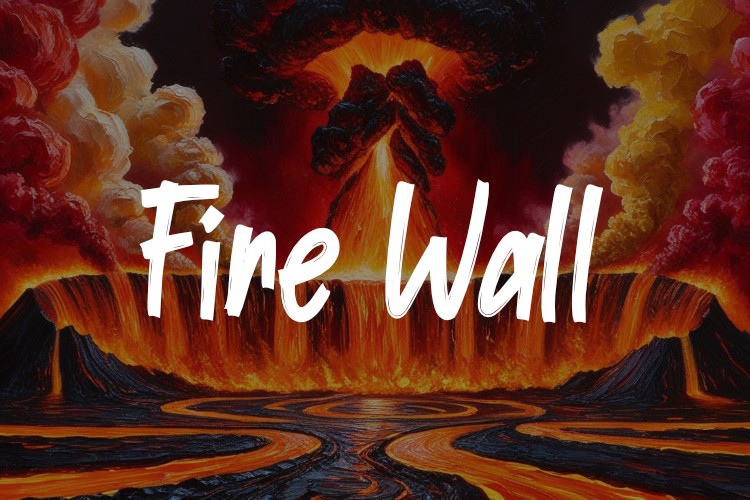 Пример шрифта Fire Wall Regular