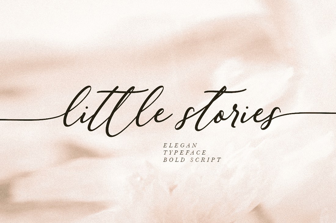 Пример шрифта Little Stories Regular