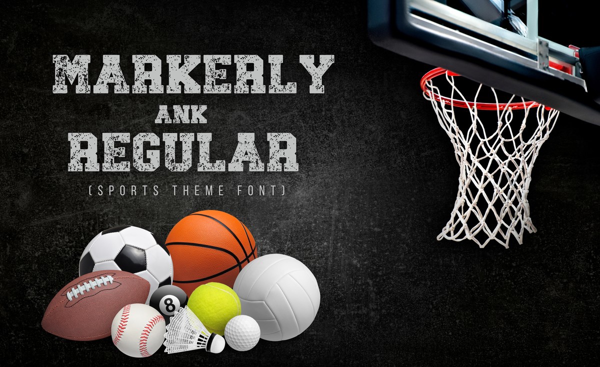 Пример шрифта Markerly Ank Regular