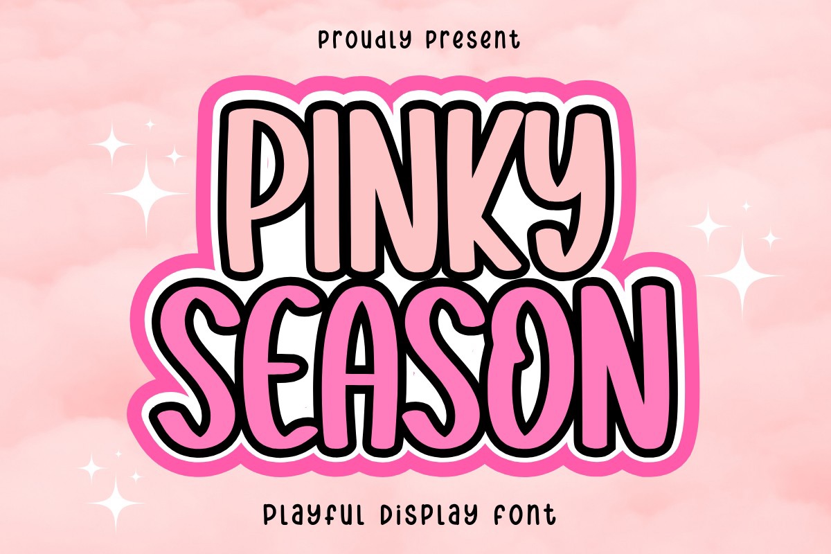Пример шрифта Pinky Season Regular