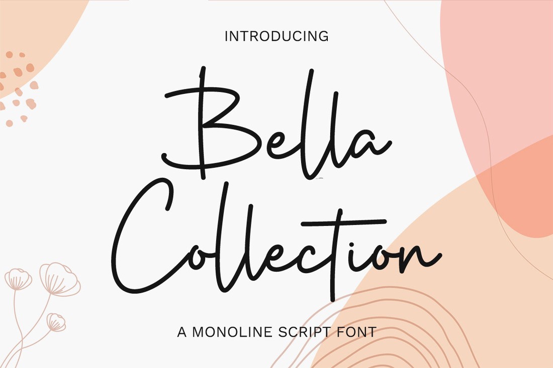 Пример шрифта Bella Collection Regular