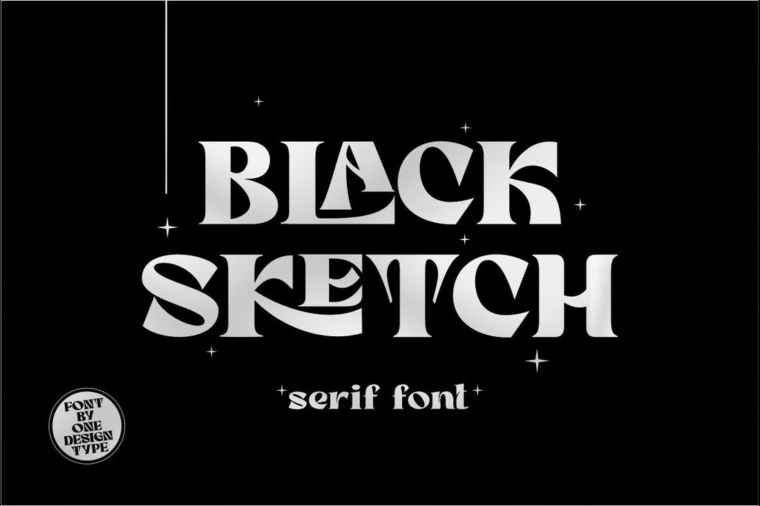 Пример шрифта Black Sketch Regular