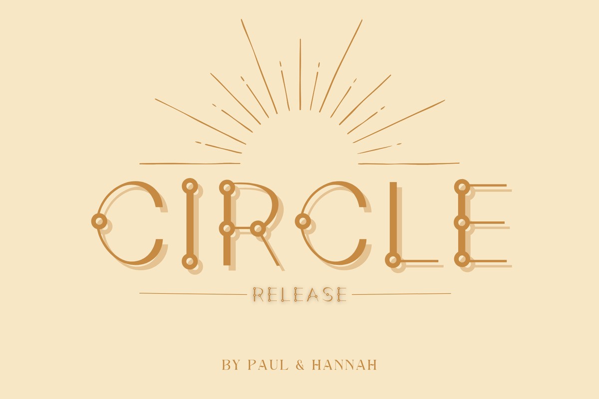 Пример шрифта Circle Release Regular