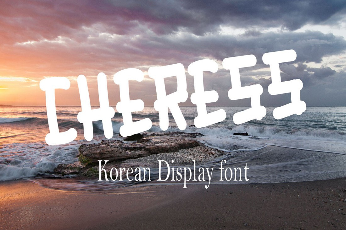 Пример шрифта Cheress Regular