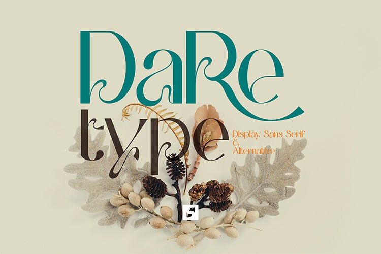 Пример шрифта Dere Regular