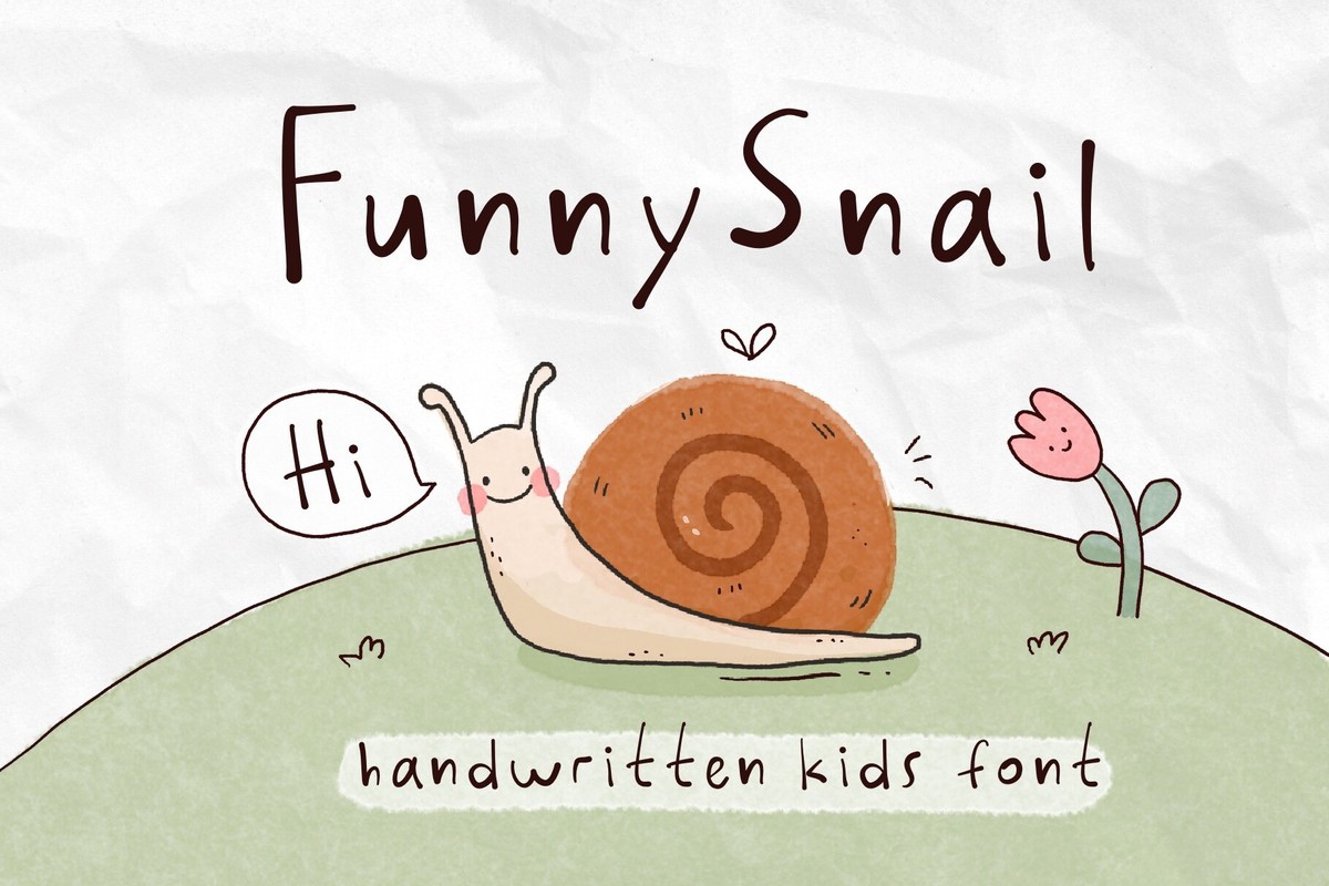 Пример шрифта FunnySnail Regular